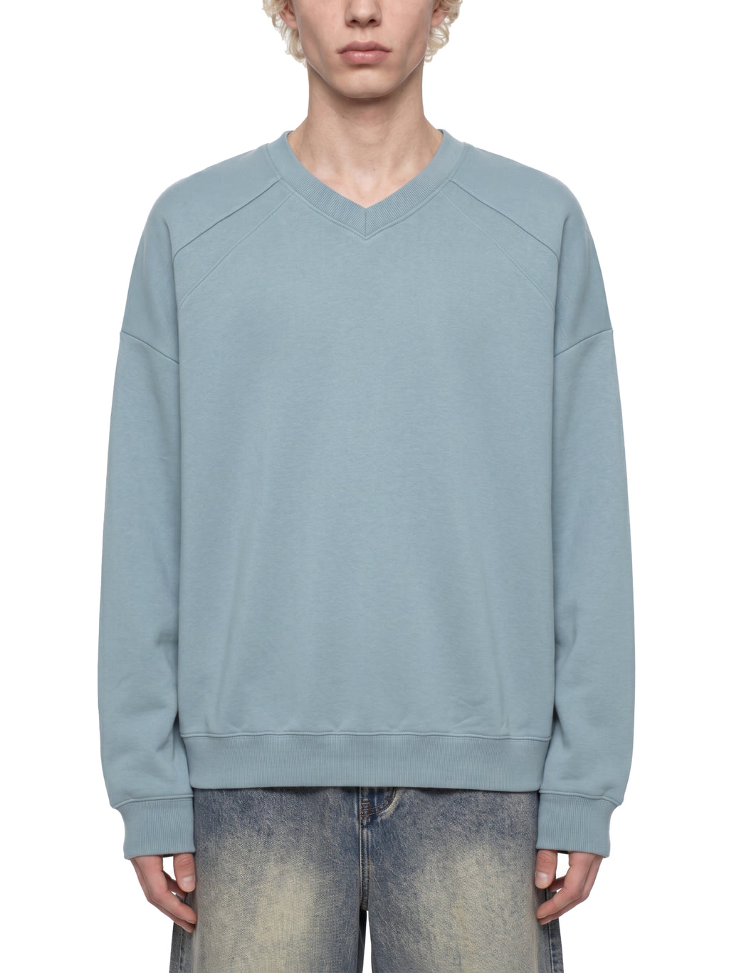 Bluza Oversize z Dekoltem V – Nowrocky (streetwear)