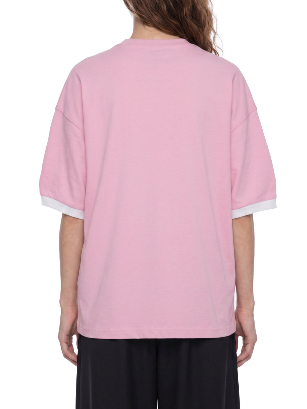 T-shirt Color Block Drop Shoulder – Nowrocky™ — kadr studyjny na jednolitym tle