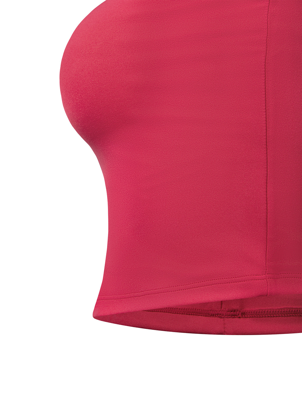 Top Bandeau Cropped – Nowrocky™ — zbliżenie na rozciągliwość dzianiny