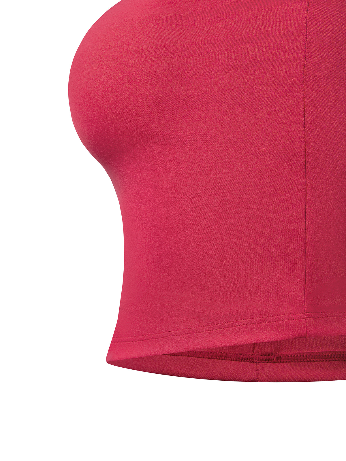 Top Bandeau Cropped – Nowrocky™ — zbliżenie na rozciągliwość dzianiny