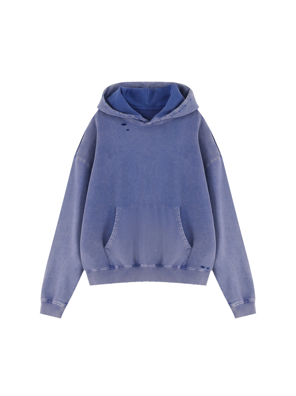 Bluza z Kapturem Distressed Mineral Wash – Nowrocky (streetwear)