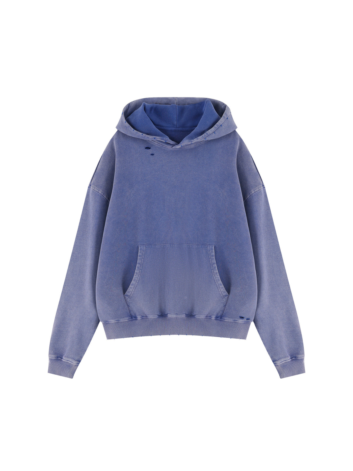 Bluza z Kapturem Distressed Mineral Wash – Nowrocky (streetwear)