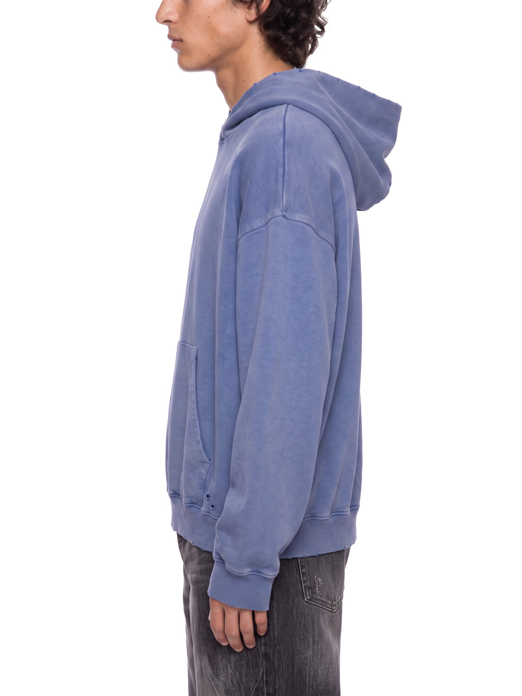 Bluza z Kapturem Distressed Mineral Wash – Nowrocky (streetwear)