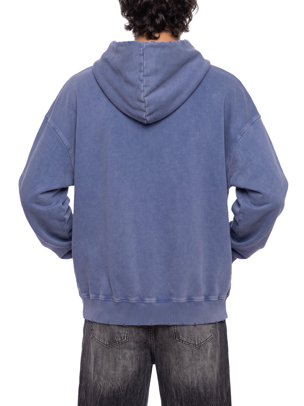Bluza z Kapturem Distressed Mineral Wash – Nowrocky (streetwear)