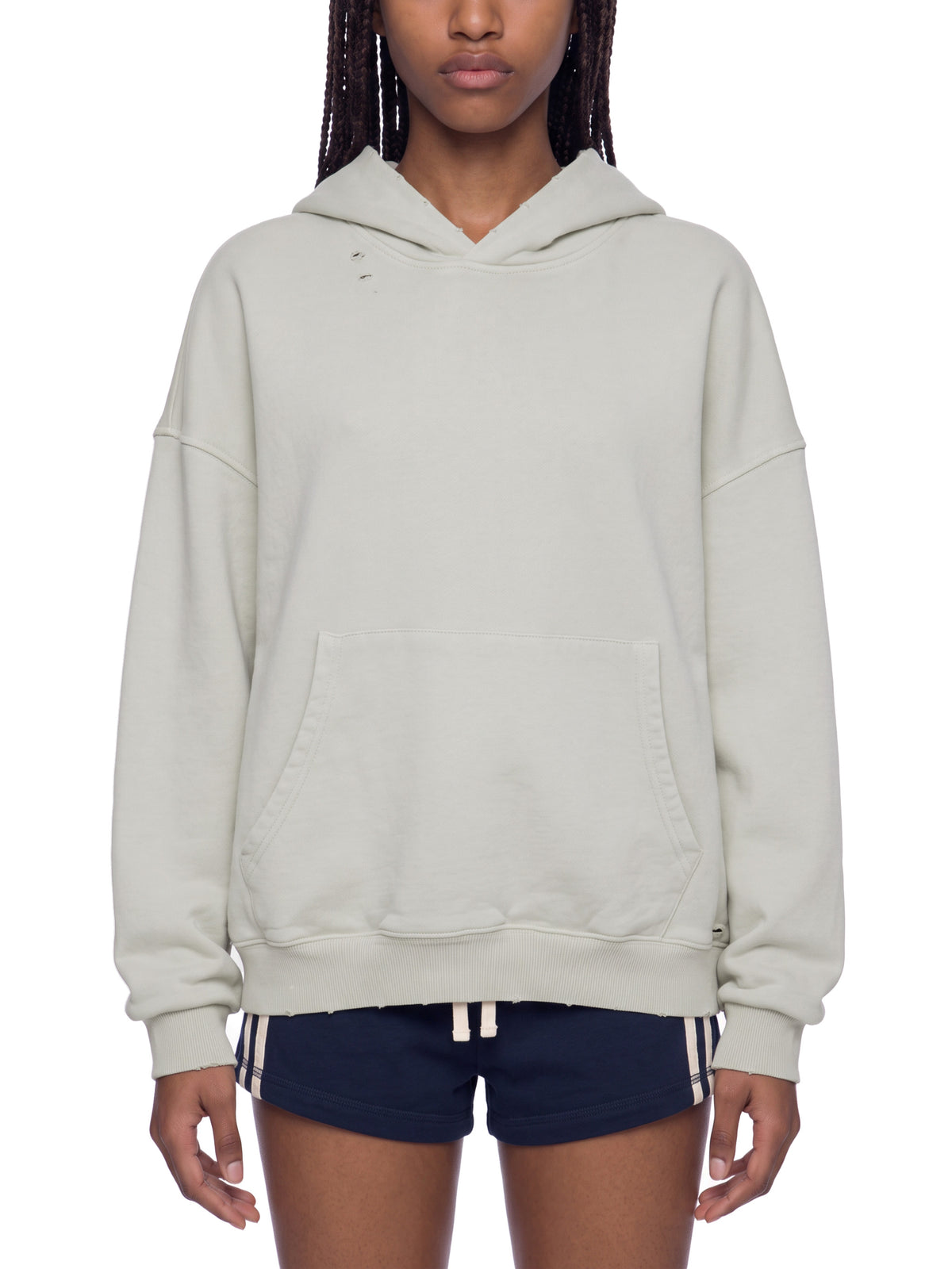 Bluza z Kapturem Distressed Mineral Wash – Nowrocky (streetwear)