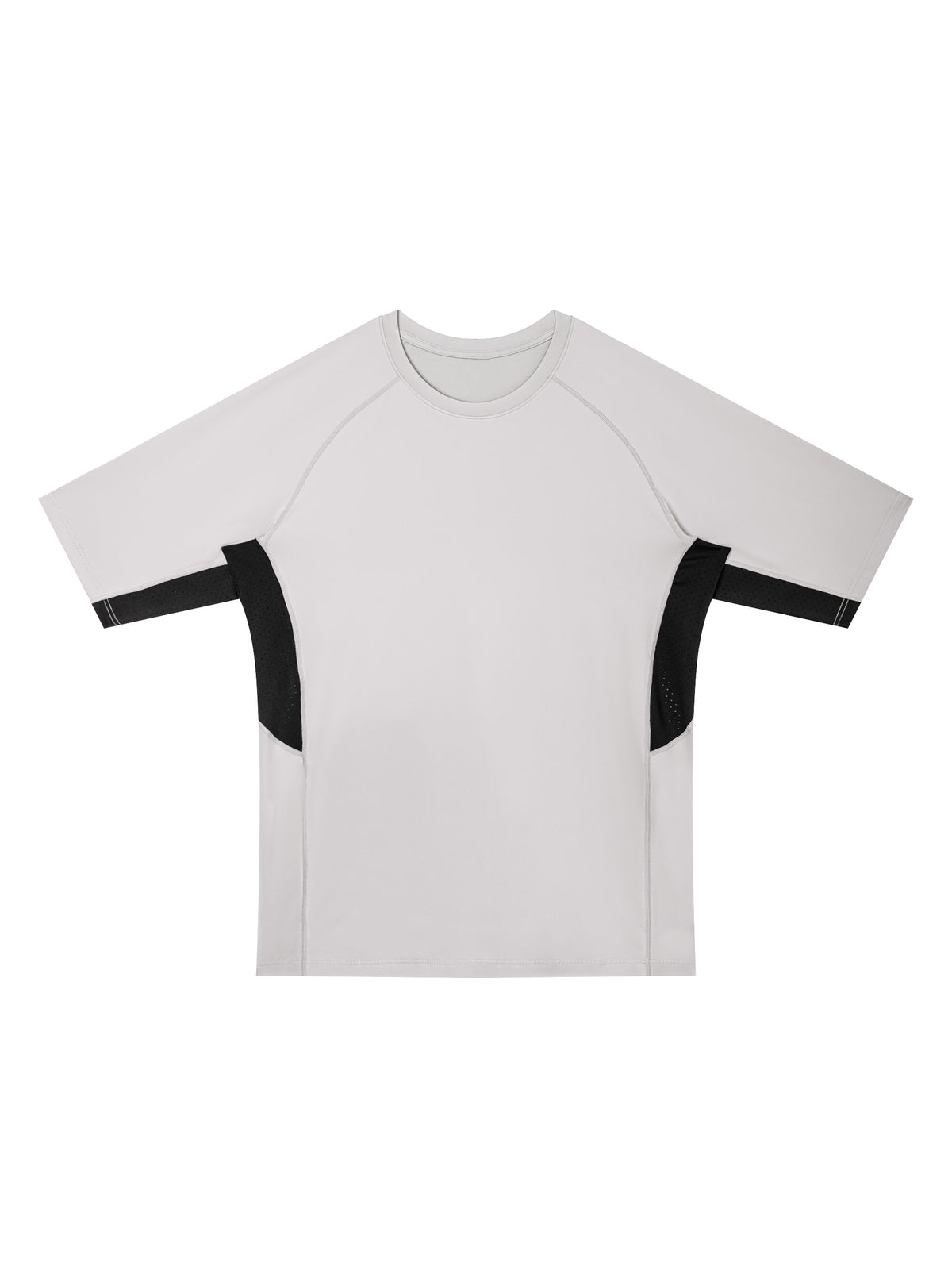 T-shirt Color Block Raglan – Nowrocky™ — dekolt i ściągacz przy szyi