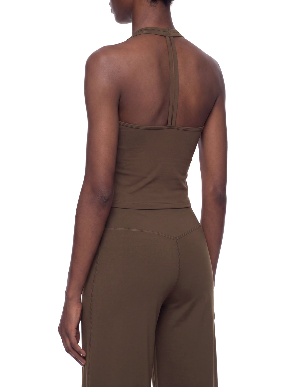 Tank Top Halter V-Neck Cropped – Nowrocky™ — zestawienie kolorów korpusu i lamówki