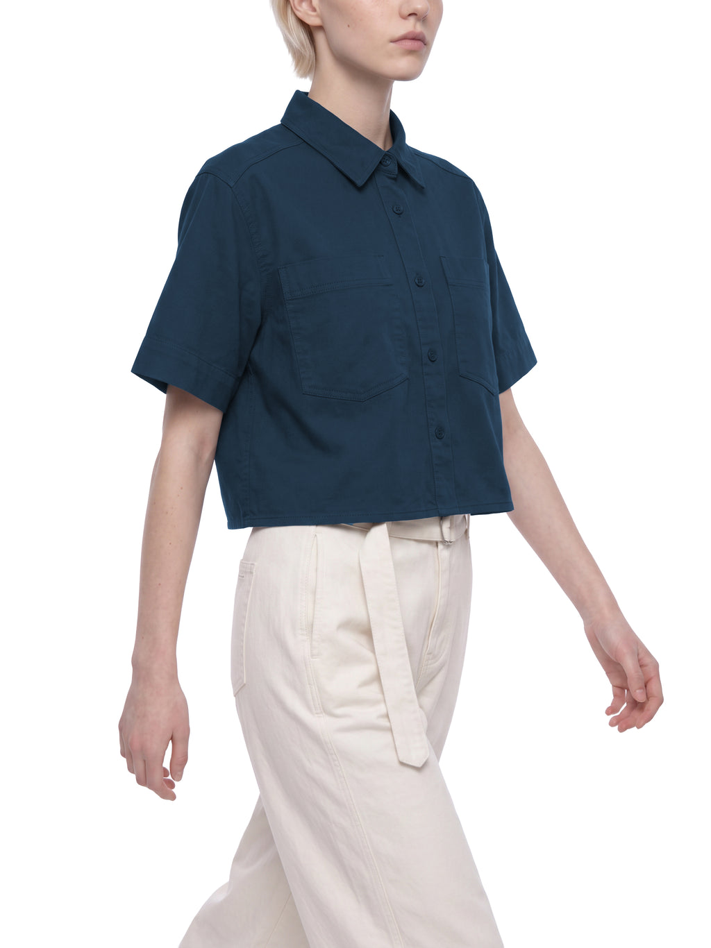 Koszula Crop z Krótkim Rękawem – Nowrocky (streetwear)