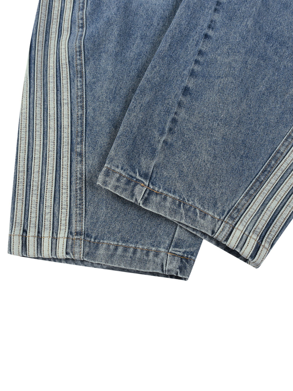 Jeansy Barrel Leg Vintage Wash – Nowrocky™ — stylizacja uliczna, kadr od pasa w dół