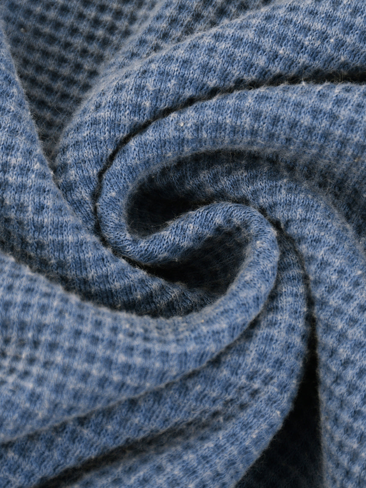Bluza Boxy Waffle Vintage Wash – Nowrocky™ — dół bluzy i obszycie
