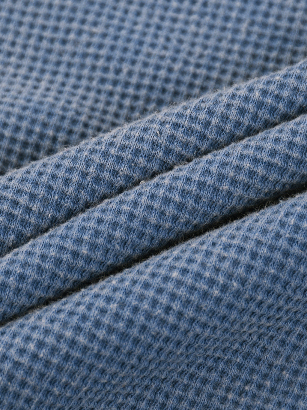 Bluza Boxy Waffle Vintage Wash – Nowrocky™ — gramatura materiału w detalu
