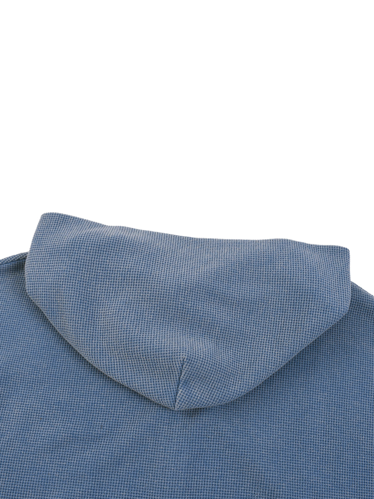 Bluza Boxy Waffle Vintage Wash – Nowrocky™ — wykończenie dekoltu od wewnątrz