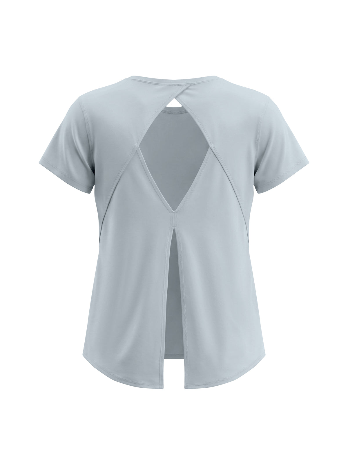 T-shirt Raglan Otwarte Plecy – Nowrocky™ — ujęcie trzy czwarte, luźny krój