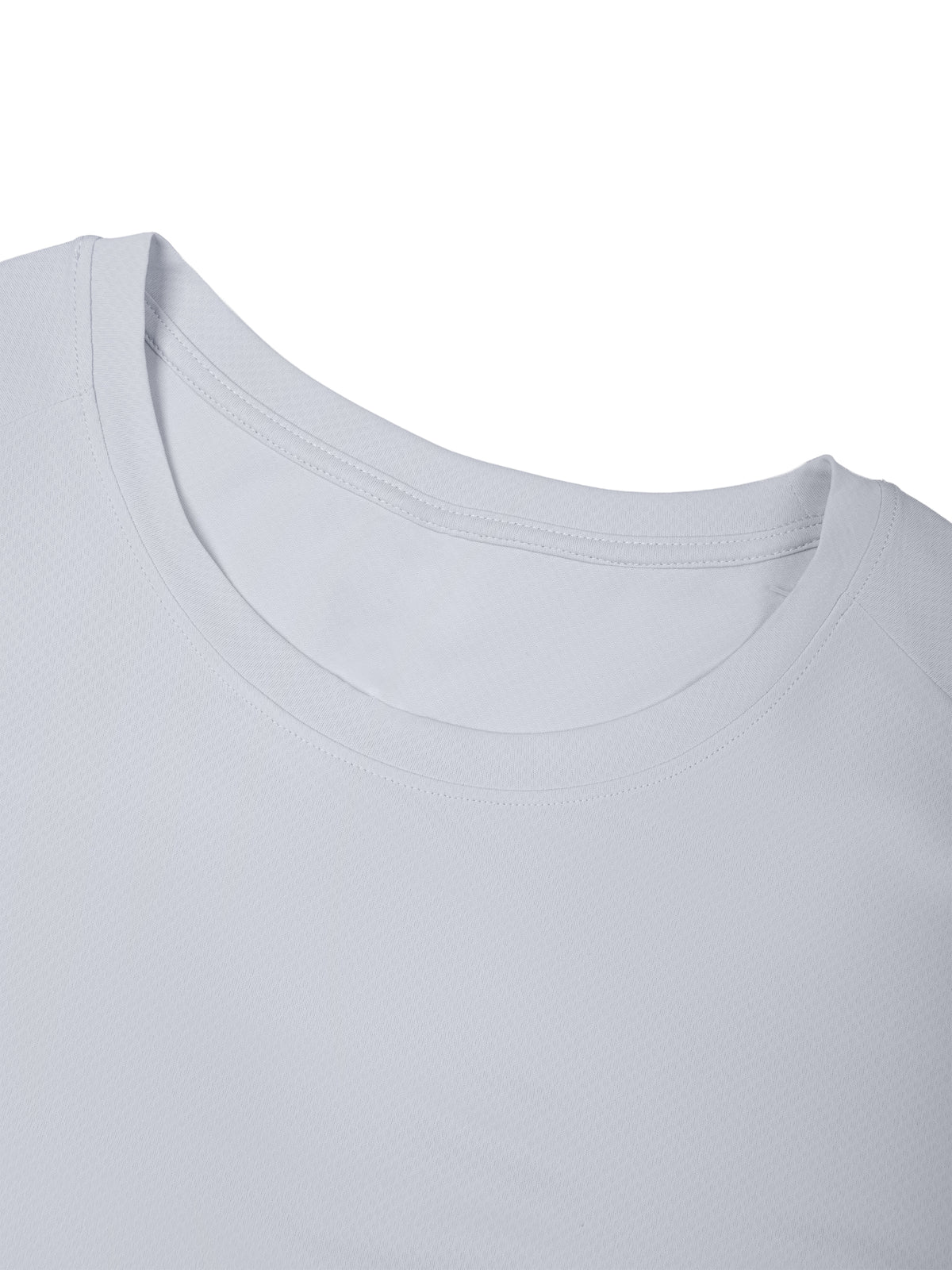 T-shirt Raglan Reflective Slim – Nowrocky™ — linia ramion widziana z góry