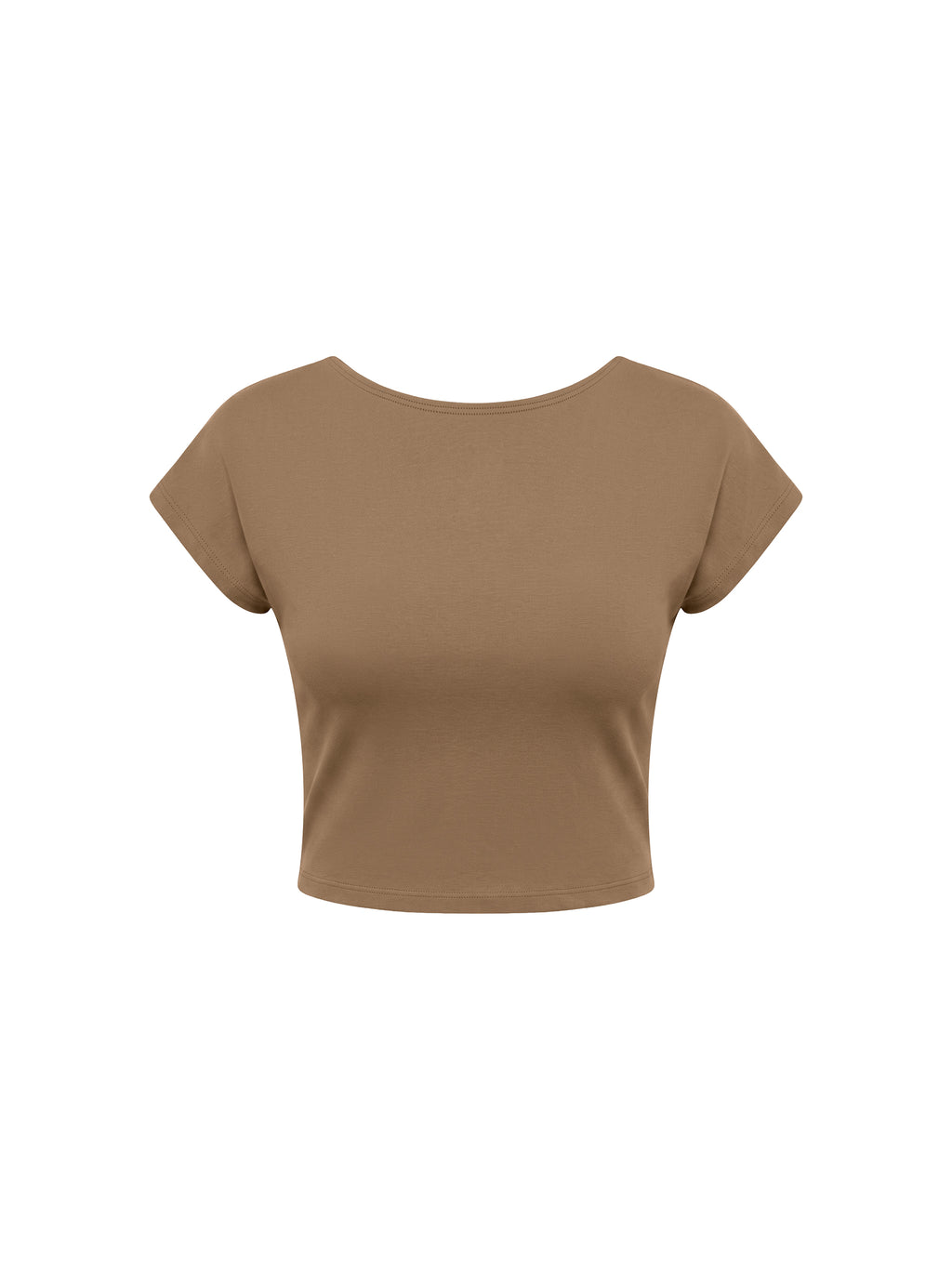 T-shirt Crop Open Back – Nowrocky™ — stylizacja uliczna w pełnym kadrze
