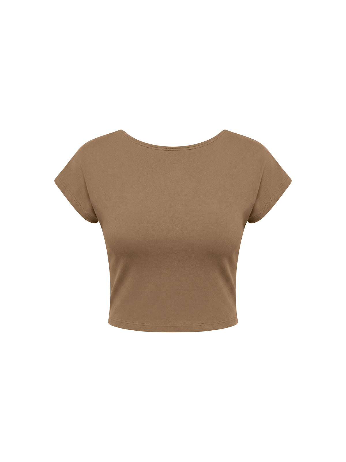 T-shirt Crop Open Back – Nowrocky™ — stylizacja uliczna w pełnym kadrze
