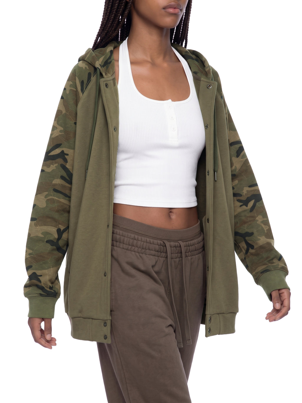 Bluza z Kapturem Camo Raglan Zip – Nowrocky (streetwear)