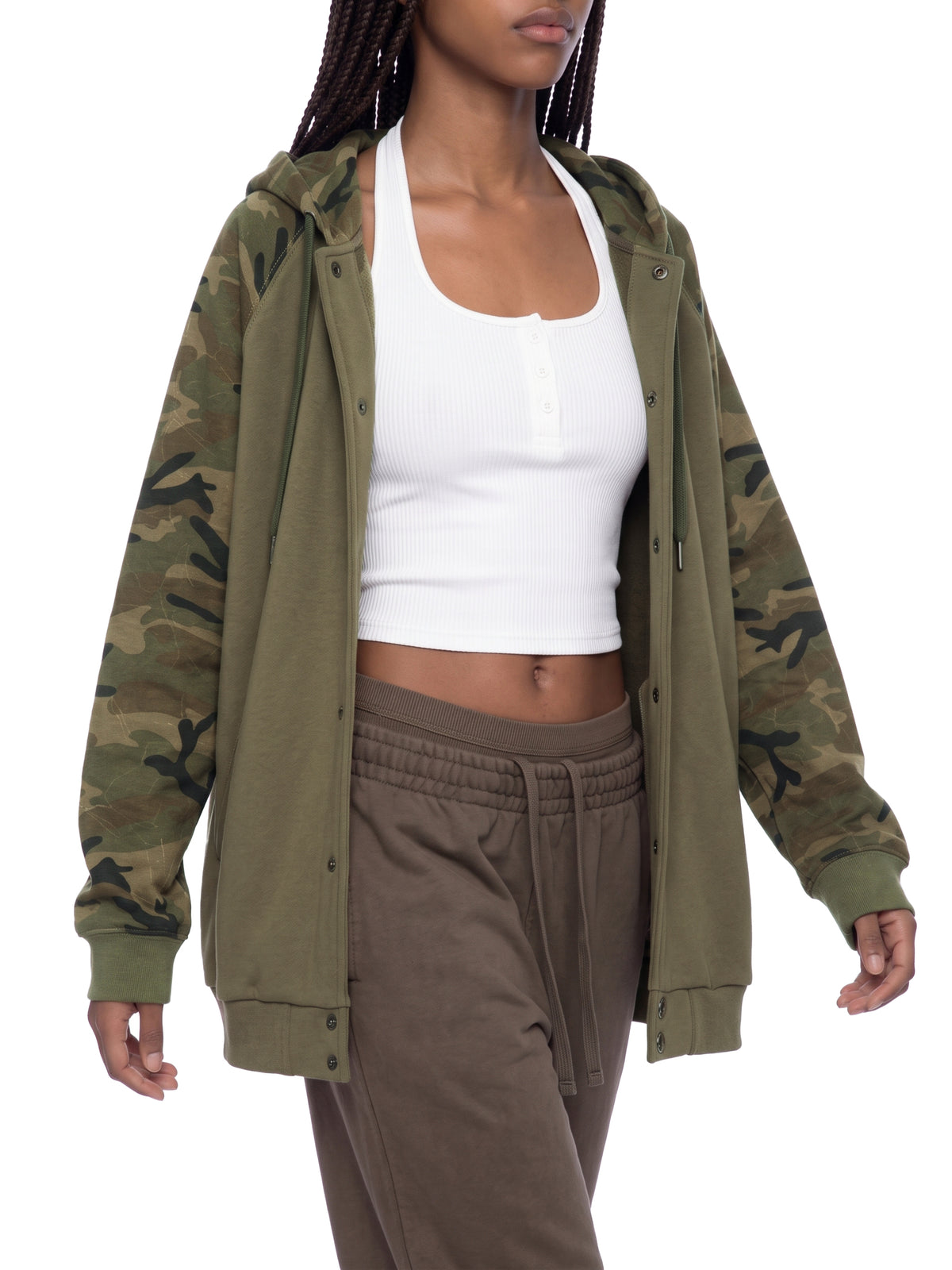 Bluza z Kapturem Camo Raglan Zip – Nowrocky (streetwear)