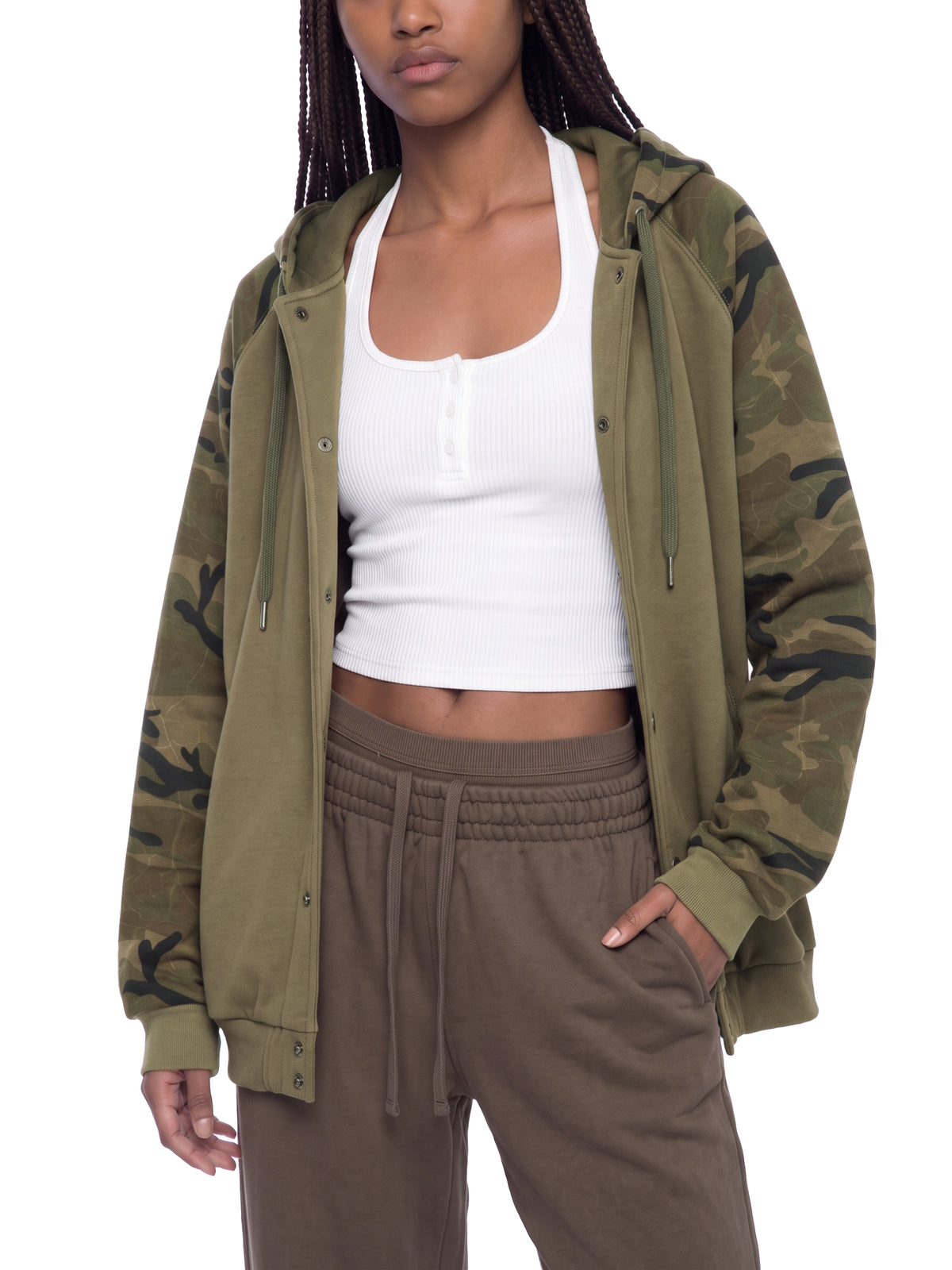 Bluza z Kapturem Camo Raglan Zip – Nowrocky (streetwear)