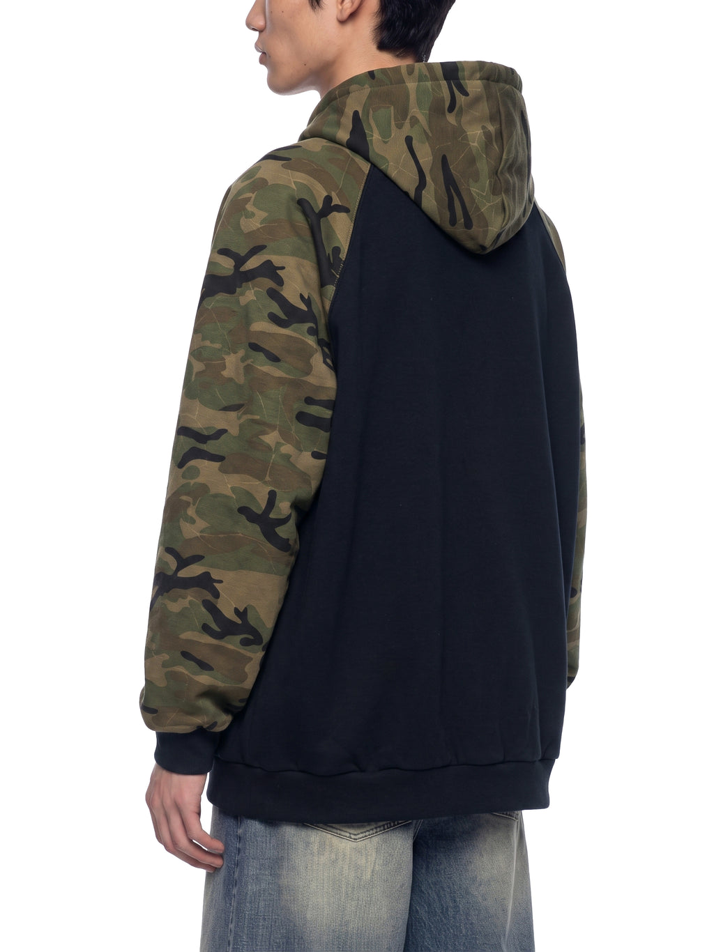 Bluza z Kapturem Camo Raglan Zip – Nowrocky (streetwear)