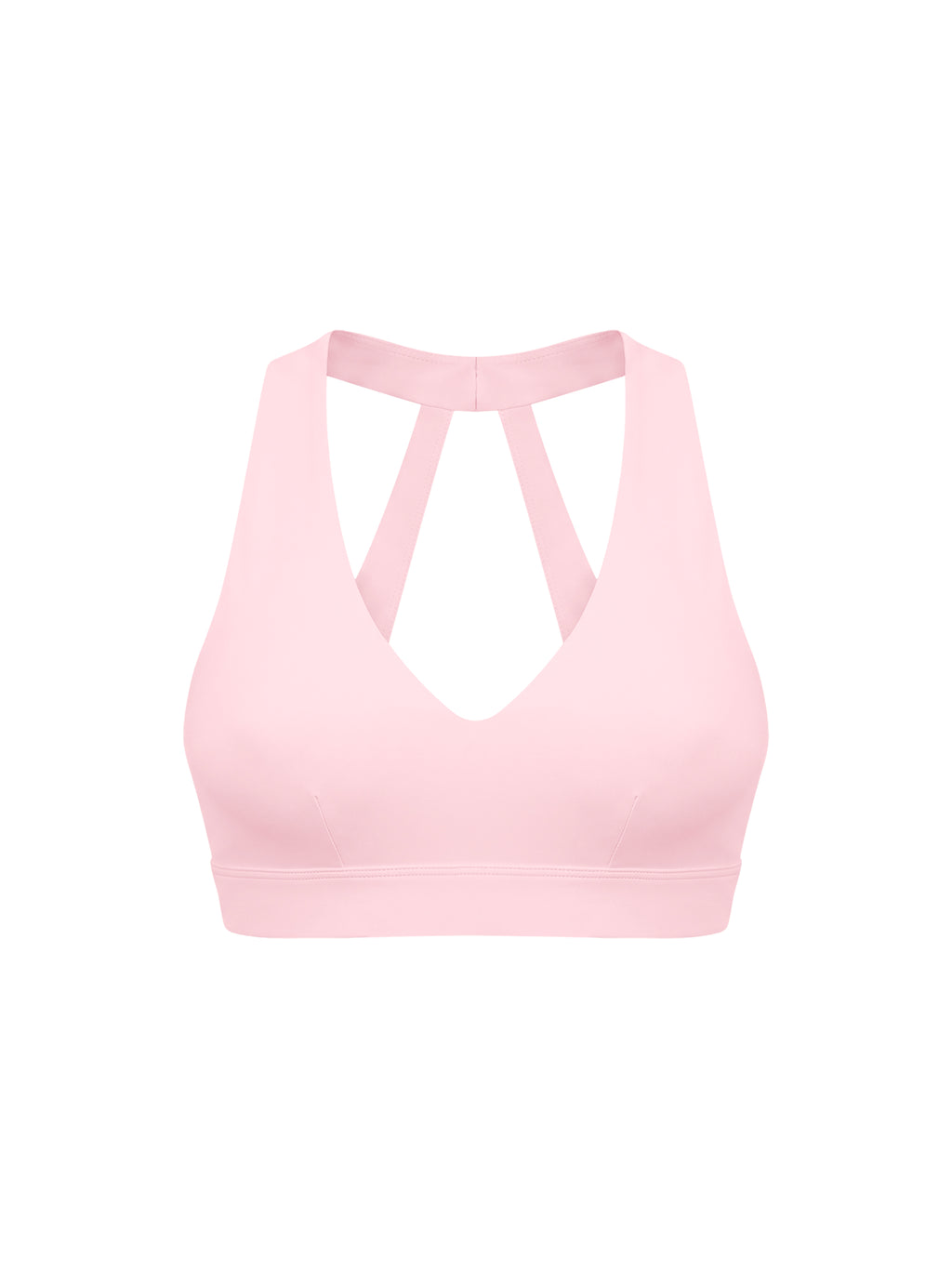 Biustonosz Sportowy Halter Cropped Cut-Out – Nowrocky™ — faktura dzianiny w powiększeniu