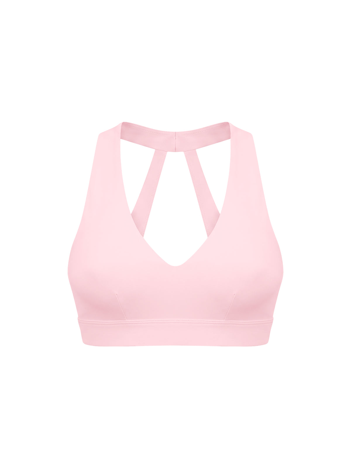 Biustonosz Sportowy Halter Cropped Cut-Out – Nowrocky™ — faktura dzianiny w powiększeniu