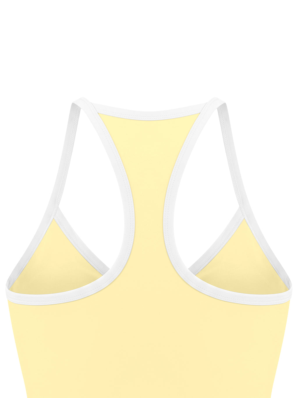 Tank Top Color Block Racerback – Nowrocky™ — ujęcie pod kątem, trzy czwarte