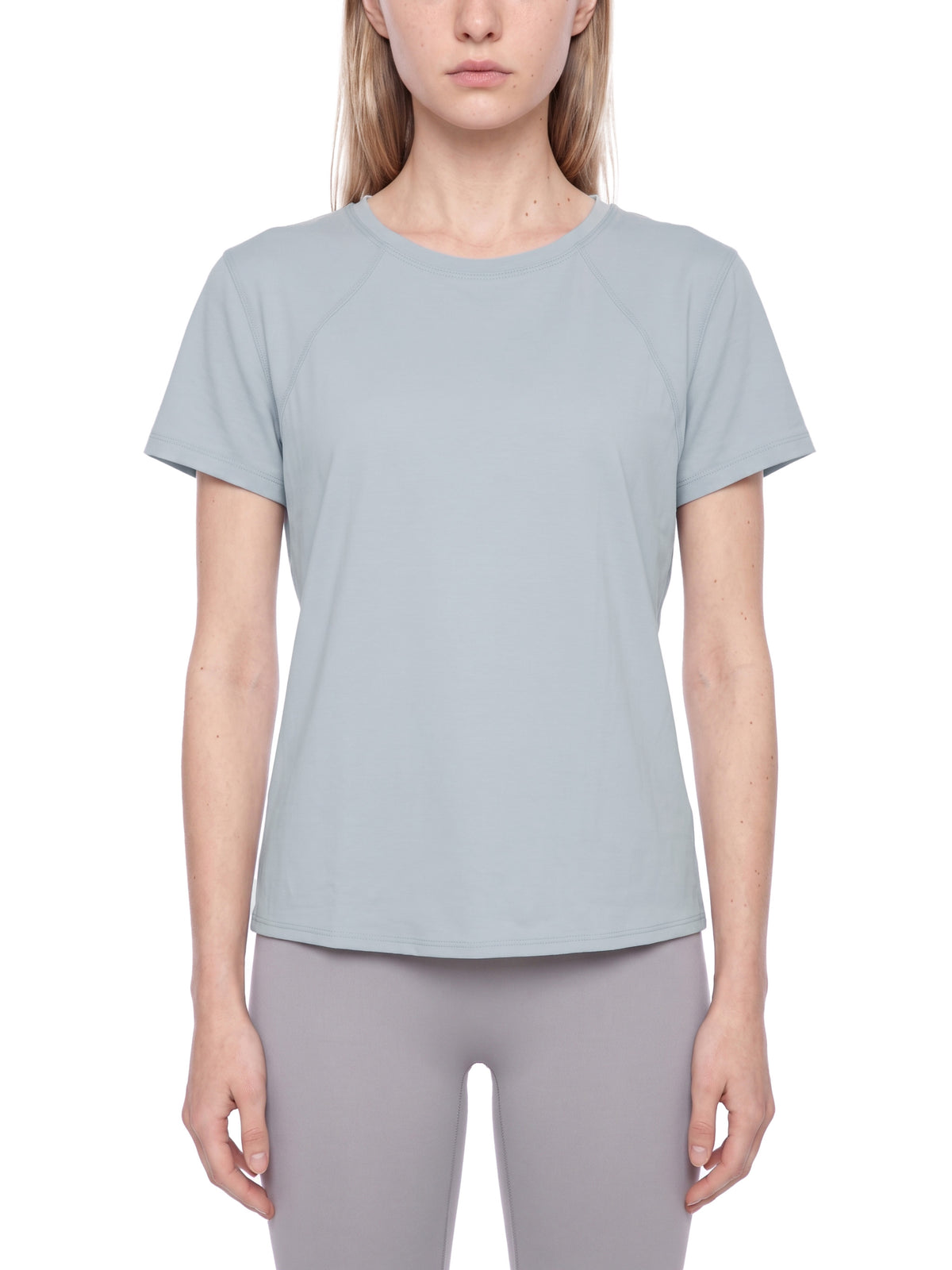 T-shirt Raglan Otwarte Plecy – Nowrocky™ — rękaw i jego wykończenie w zbliżeniu