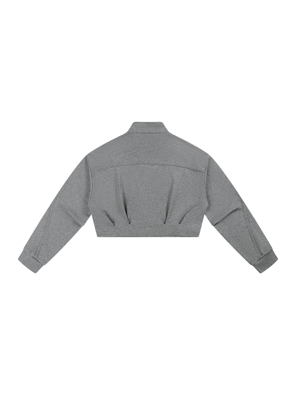 Kurtka Damska Cropped ze Stójką – Nowrocky™ — faktura materiału w zbliżeniu