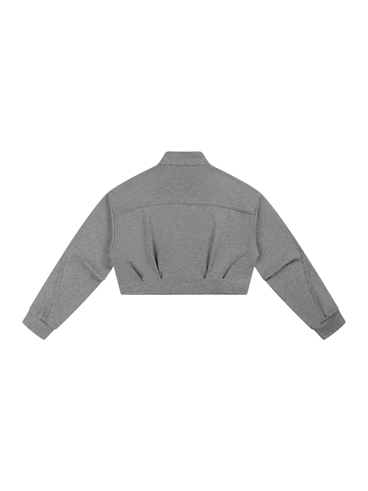 Kurtka Damska Cropped ze Stójką – Nowrocky™ — faktura materiału w zbliżeniu