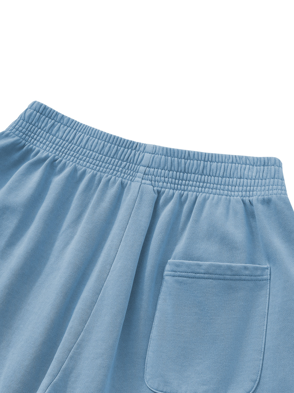 Spodnie Dresowe Barrel Leg Vintage Wash – Nowrocky™ — kadr detaliczny na szwie tylnym