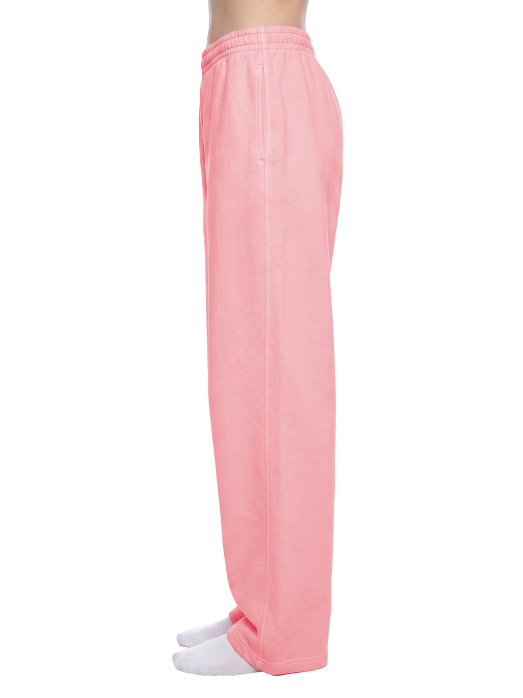Spodnie Dresowe Barrel Leg Vintage Wash – Nowrocky™ — kolano i załamanie nogawki
