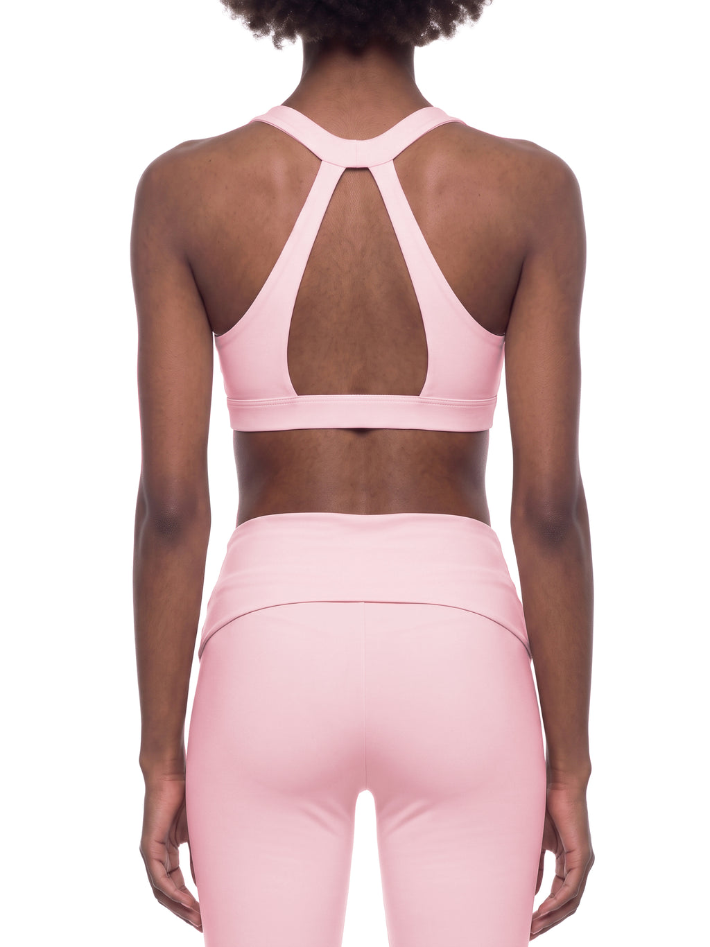 Biustonosz Sportowy Halter Cropped Cut-Out – Nowrocky™ — kadr studyjny na neutralnym tle