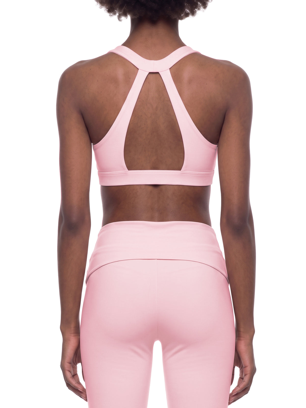 Biustonosz Sportowy Halter Cropped Cut-Out – Nowrocky™ — kadr studyjny na neutralnym tle