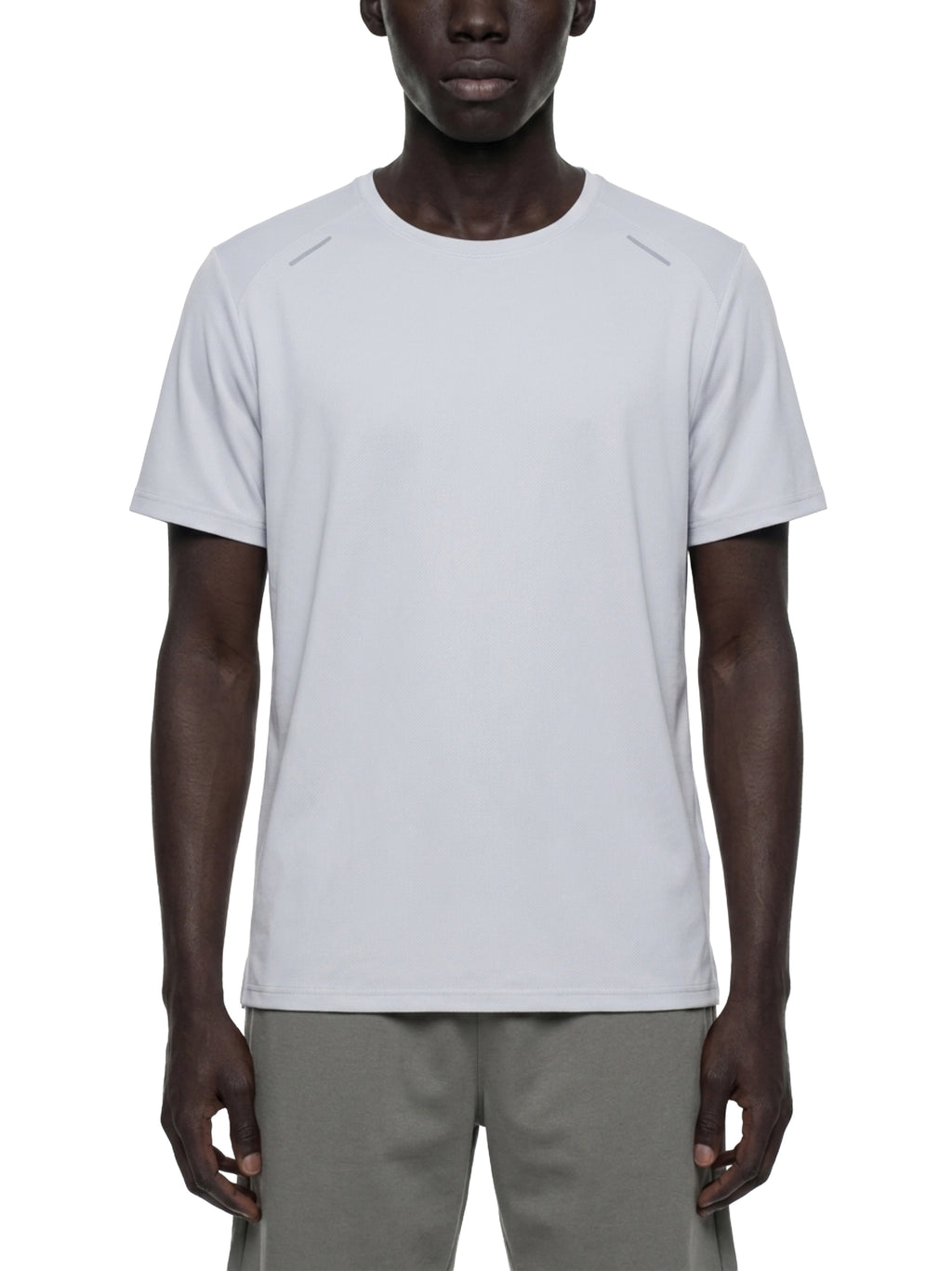 T-shirt Raglan Reflective Slim – Nowrocky™ — plecy w zbliżeniu, szew środkowy