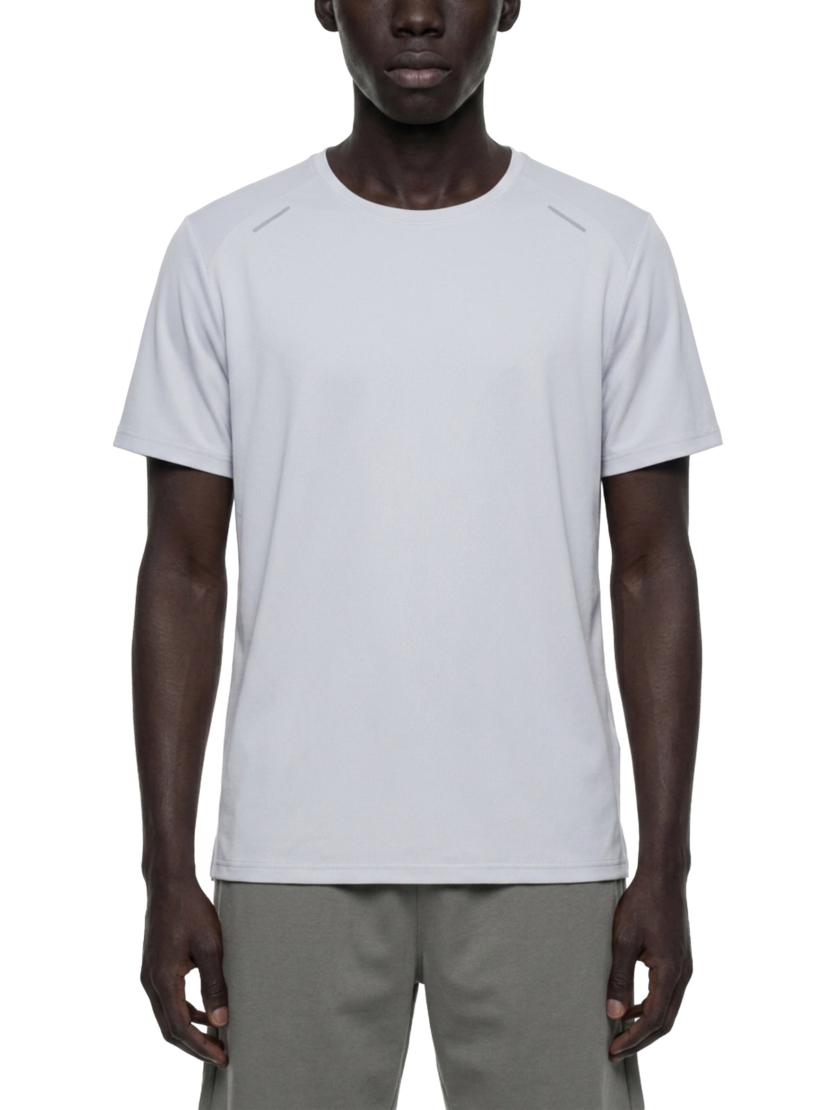 T-shirt Raglan Reflective Slim – Nowrocky™ — plecy w zbliżeniu, szew środkowy