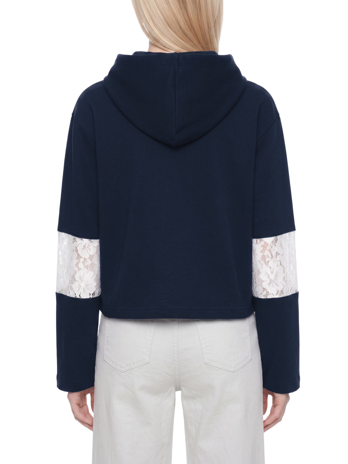 Bluza z Kapturem Crop Koronka – Nowrocky (streetwear)