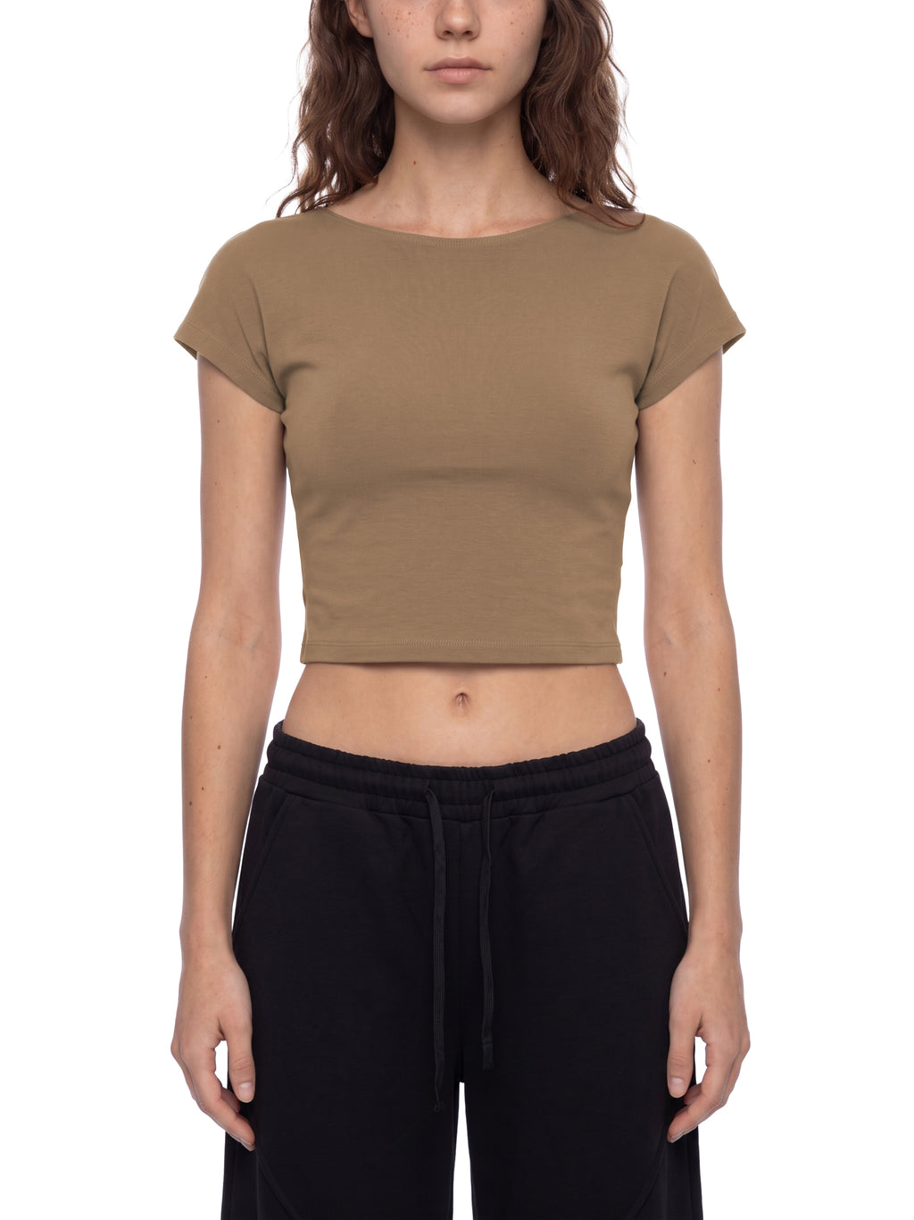 T-shirt Crop Open Back – Nowrocky™ — dopasowanie kroju w ruchu