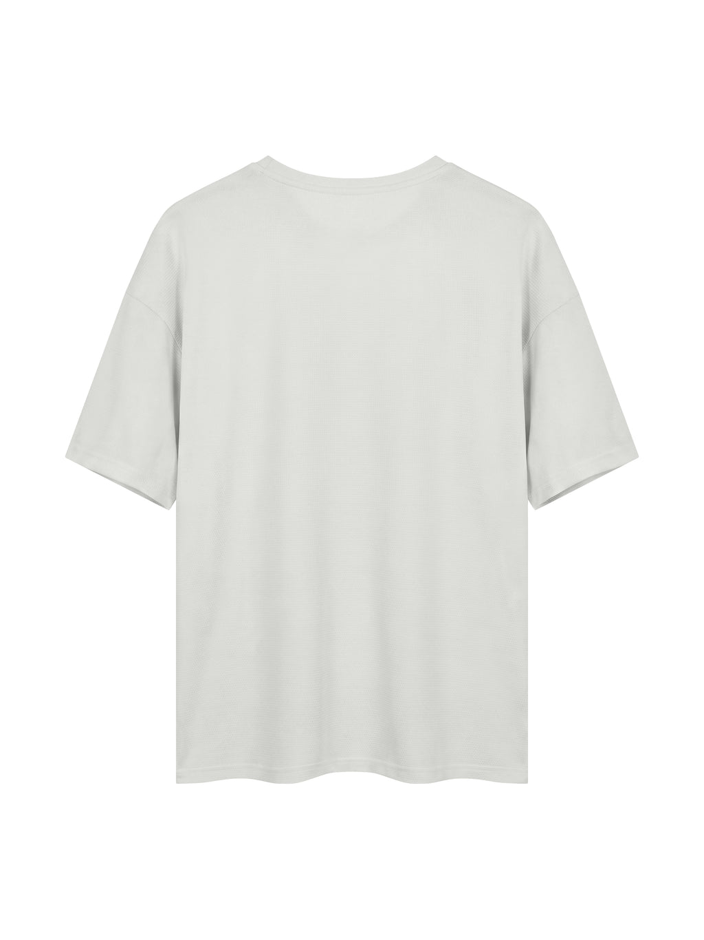 T-shirt Drop Shoulder Loose – Nowrocky™ — ujęcie trzy czwarte, obszerny krój