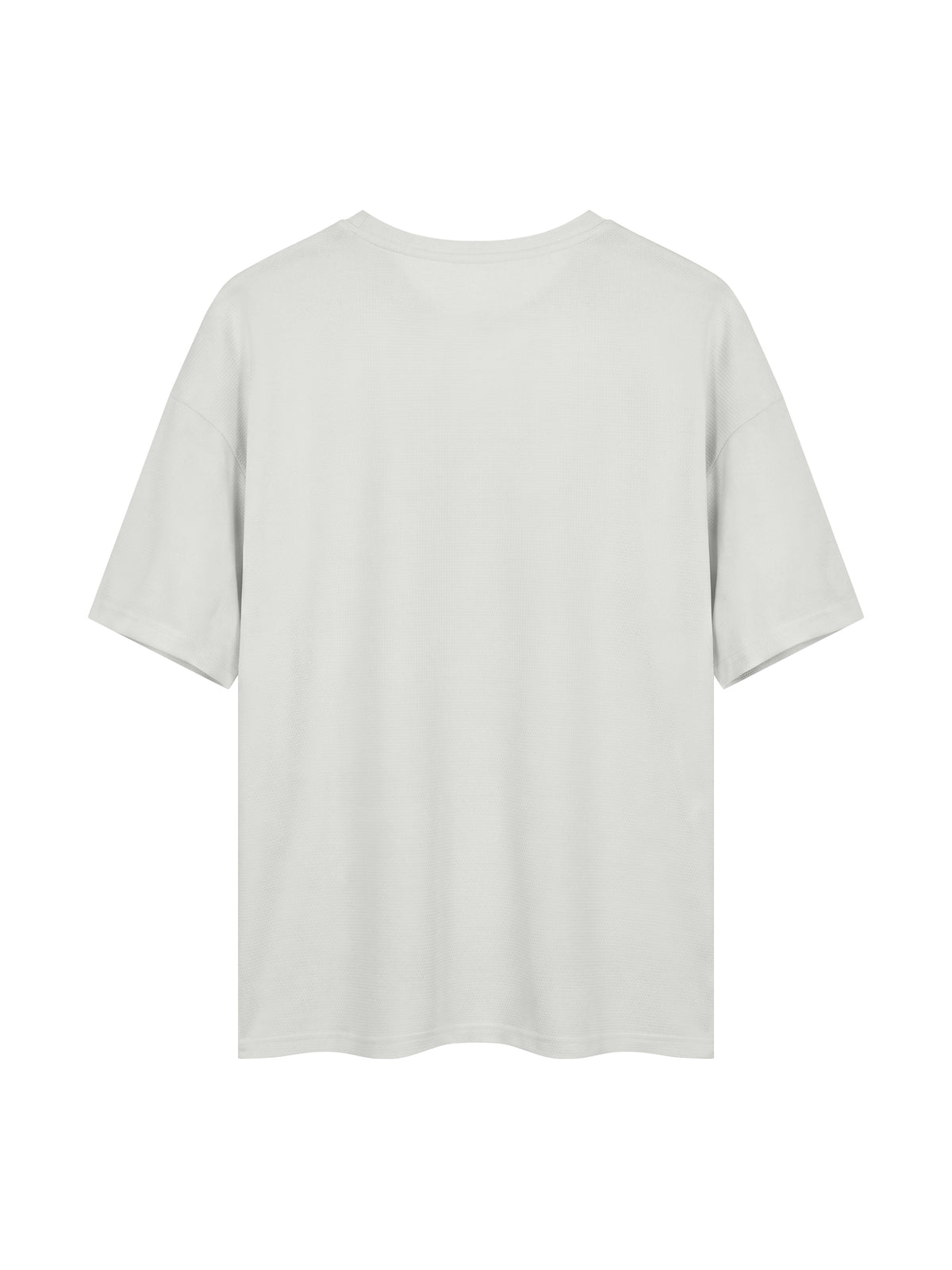 T-shirt Drop Shoulder Loose – Nowrocky™ — ujęcie trzy czwarte, obszerny krój