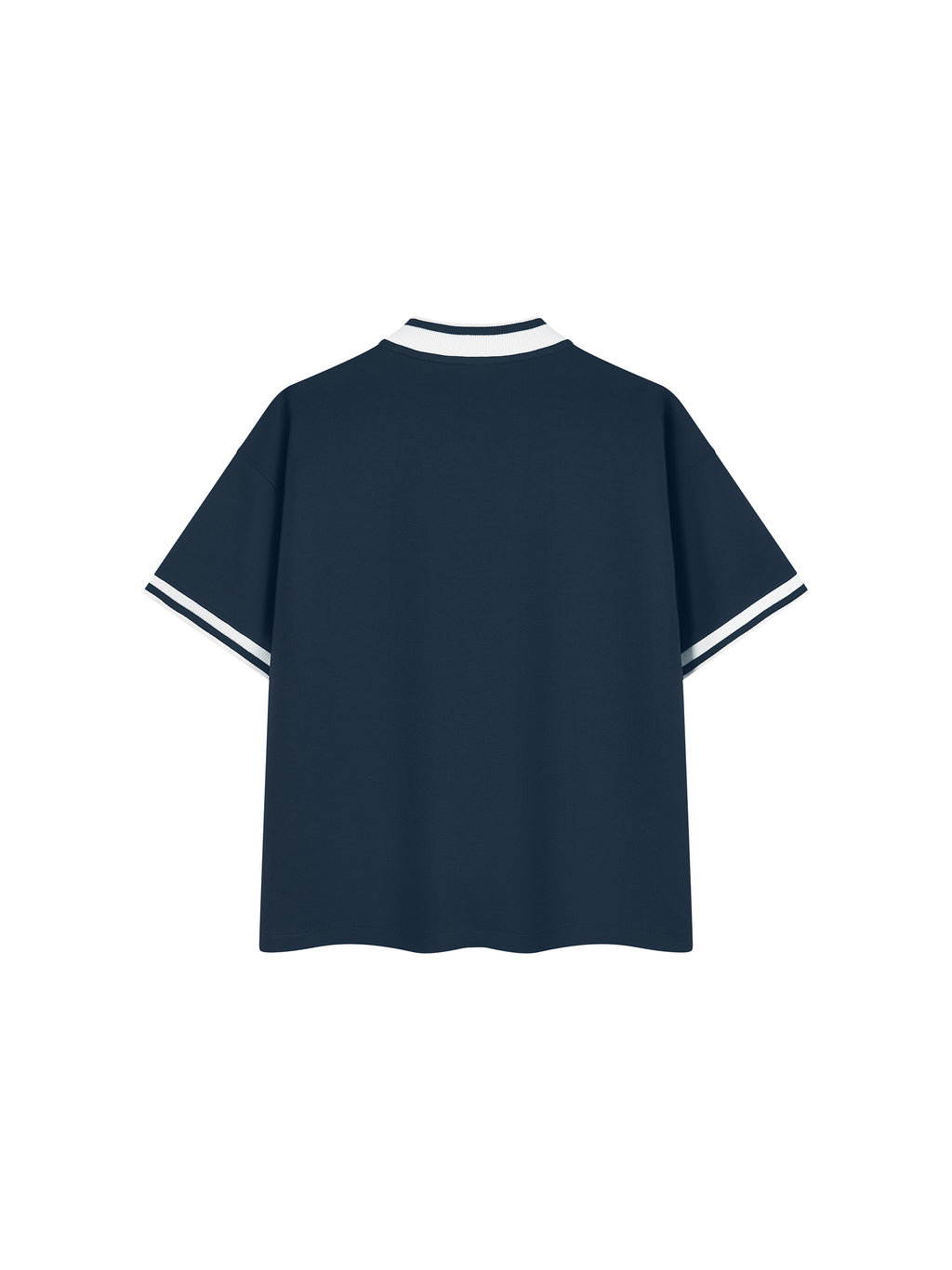 Jersey Baseball Oversized Contrast Rib – Nowrocky™ — dół i szew boczny