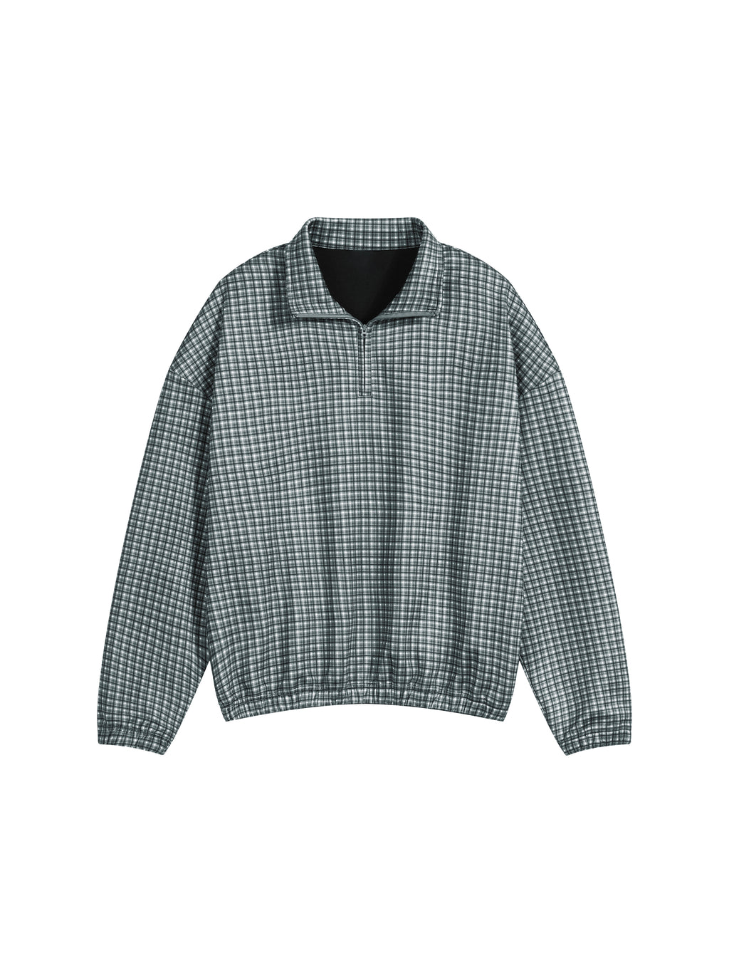 Bluza Plaid Quarter-Zip – Nowrocky (streetwear)