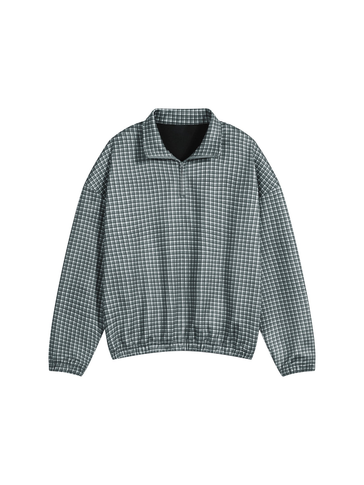 Bluza Plaid Quarter-Zip – Nowrocky (streetwear)