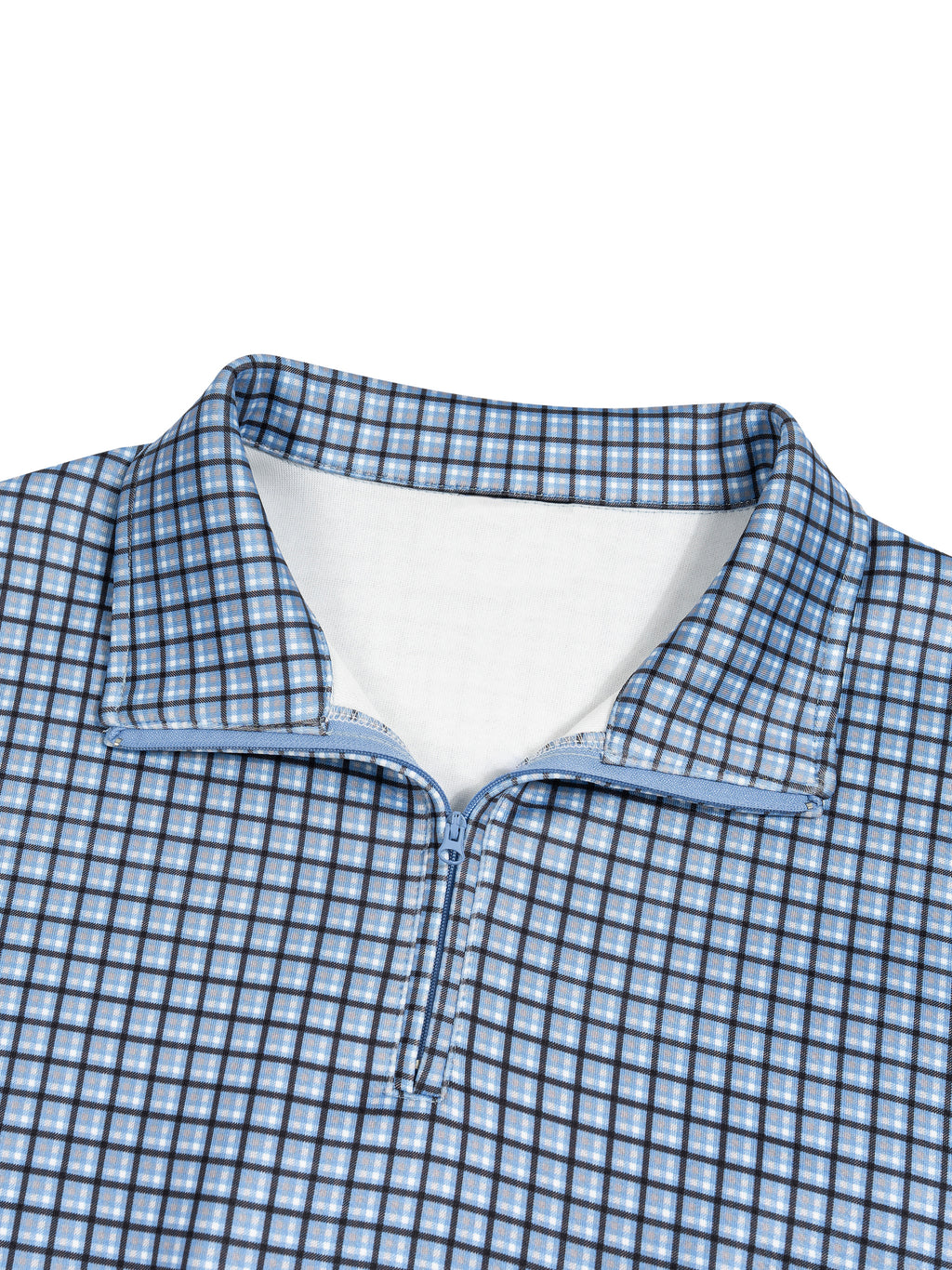 Bluza Plaid Quarter-Zip – Nowrocky (streetwear)