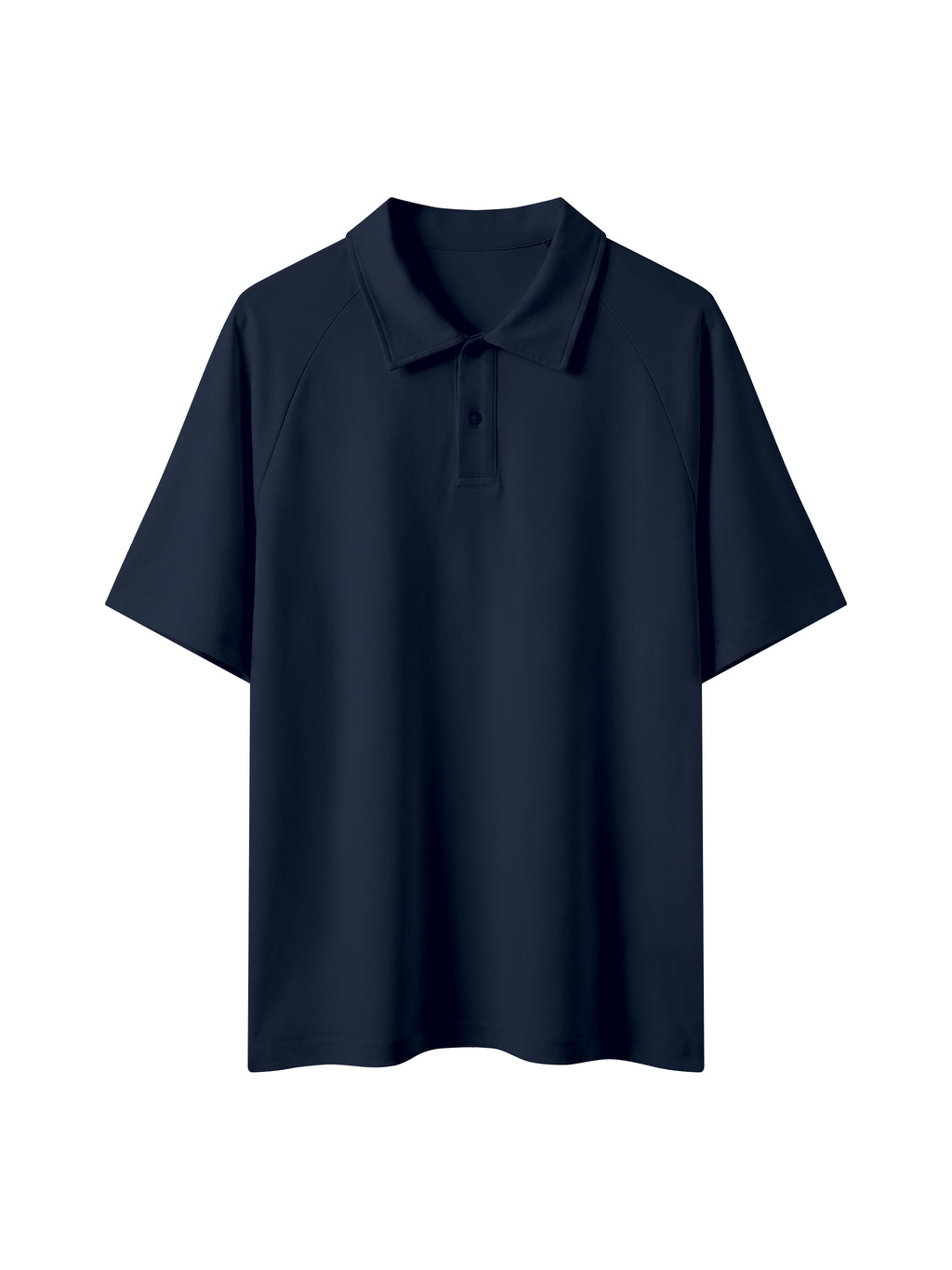 Polo Regular Fit Raglan – Nowrocky™ — ujęcie z profilu, prosta linia kroju