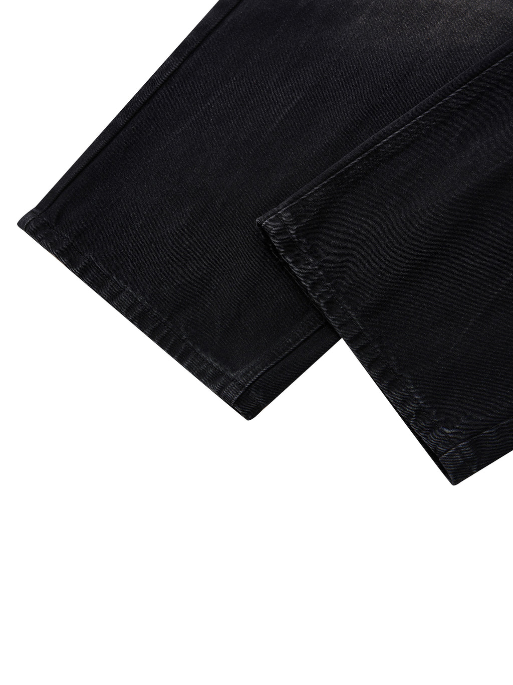 Jeansy Wide Leg Vintage Wash – Nowrocky™ — faktura denimu w zbliżeniu