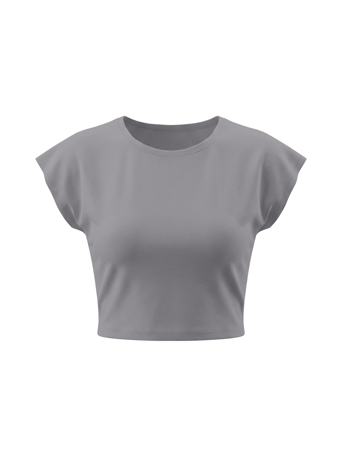 T-shirt Slim Crop – Nowrocky™ — dopasowanie slim widoczne w ruchu