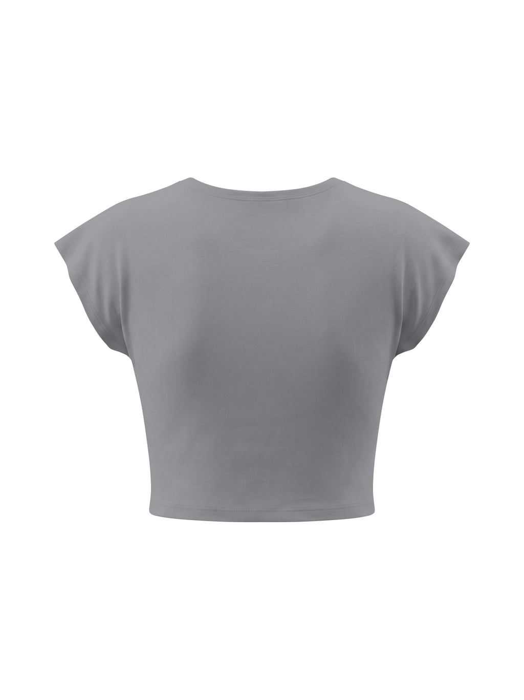 T-shirt Slim Crop – Nowrocky™ — odcień materiału w zbliżeniu