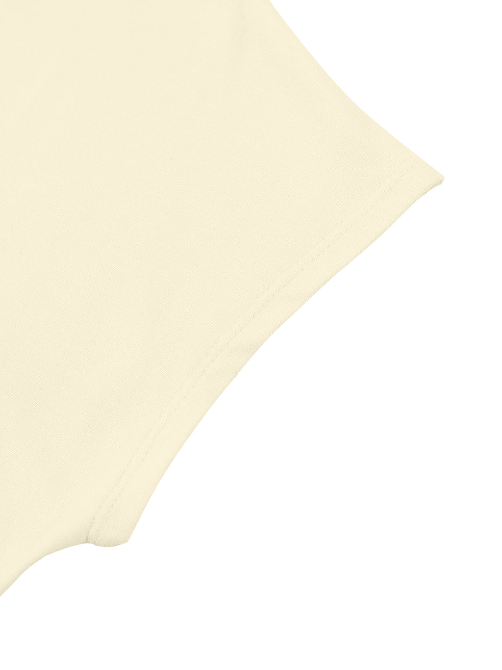 T-shirt Slim Crop – Nowrocky™ — wykończenie mankietu rękawa