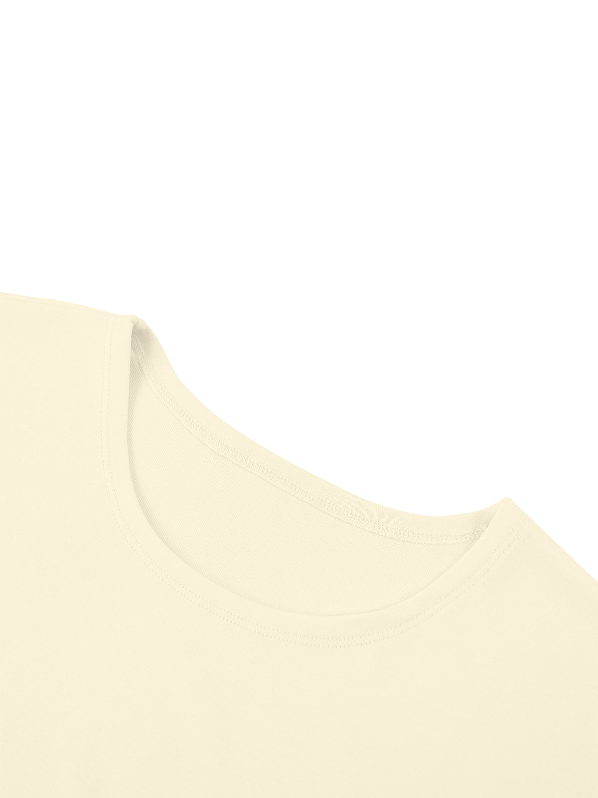 T-shirt Slim Crop – Nowrocky™ — materiał w naturalnym świetle